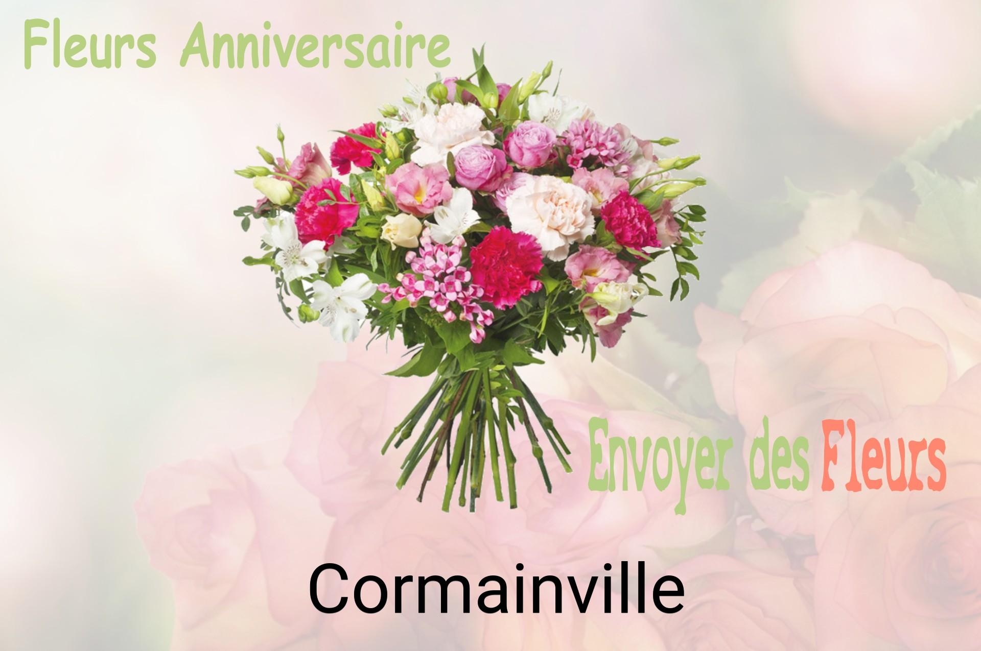 Bouquet de fleurs d’anniversaire livré à Cormainville